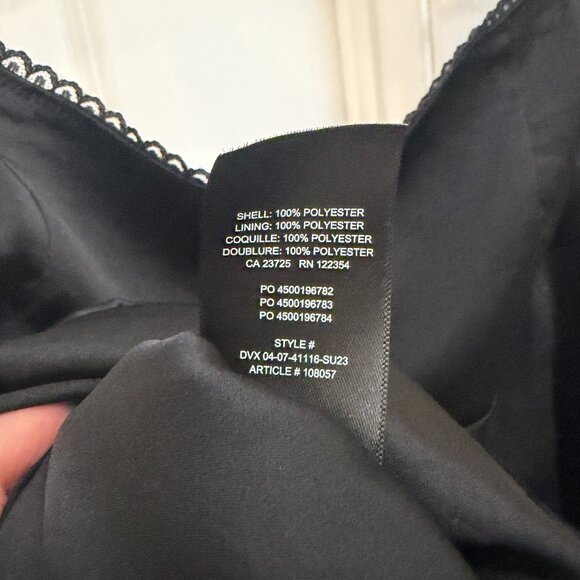 NWT Aritzia Wilfred Satin Ruffle Tier Lyrus Skirt in Black - Picture 9 of 12